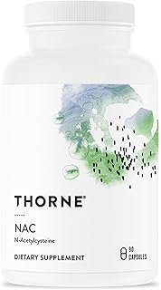 THORNE NAC - N-Acetylcysteine - 500mg - Supports Respiratory Health and Immune Function*; Promotes Liver and Kidney Detox - 90 Capsules