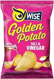 Wise Foods Salt & Vinegar Potato Chips Sharing Size Bags (4 Bags)