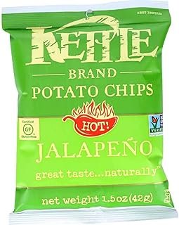 Kettle Brand Jalapeno Potato Chips, 1.5 Ounce - 24 per case.
