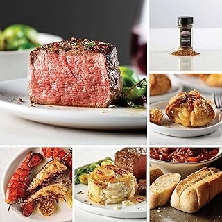 Omaha Steaks Filet Mignon Surf & Turf (Butcher's Cut Filet Mignons, Split Lobster Tail Skewers, Individual Scalloped Potatoes, Individual Baguettes With Garlic Butter, and more)