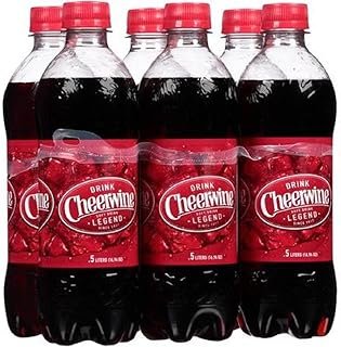 Cheerwine Cherry Soda 16.9 Oz Bottles (24 Bottles)