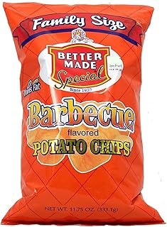 Better Made Barbecue Flavored Potato Chips Family Size 9.5 Ounce