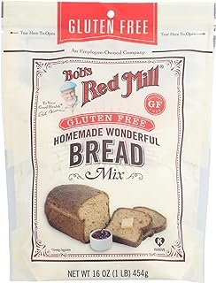 Bob's Red Mill Homemade Wonderful Bread Mix, Gluten Free, 16 Ounces (Pack Of 4)