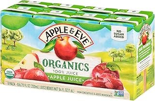 Apple & Eve Organics, Apple Juice, 6.75 Fluid-oz, 8 Count