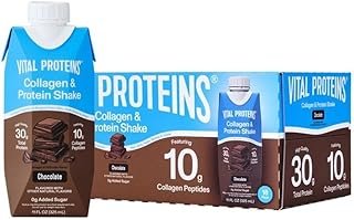 Vital Proteins Collagen Protein Shake, Chocolate, 18 pack.