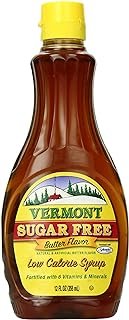 Maple Grove Farms Sugar Free Syrup, Butter Flavor, 12 Ounce (Pack of 12)