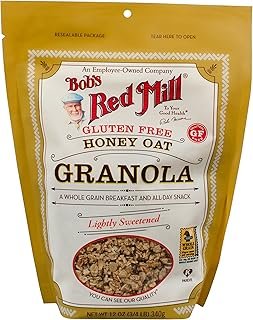 Bob's Red Mill Gluten Free Honey Oat Granola, 12-ounce