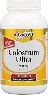 Vitacost Colostrum Ultra 40% IgG -- 950 mg per serving - 240 Capsules