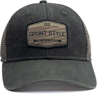 Grunt Style Old Glory Patch Hat (One Size, Green)