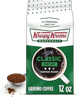 Krispy Kreme Doughnuts Classic Decaf Ground Coffee, Bagged 12oz
