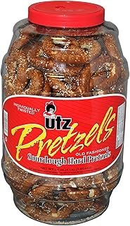 Utz Sourdough Hard Pretzels 4 lb. jar. A1