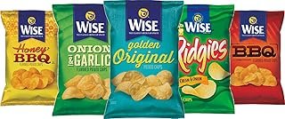 Wise Foods Potato Chips Variety 5-Pack, Sharing Size Bags