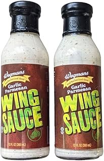 Wegmans Garlic Parmesan Wing Sauce, 12 Oz (2 Pack)