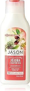 JASON Long and Strong Jojoba Shampoo, 16 oz. (Packaging May Vary)