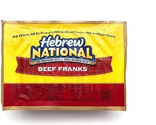 ConAgra Hebrew National Beef Frank, 5 Pound -- 4 Per Case