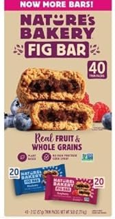 Natures Bakery Fig Bar, Variety Pack, 2 oz, 40 ct