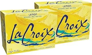 LaCroix Lemon Sparkling Water, 12 oz., 24/Carton (NAV40130)