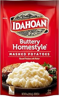 Idahoan Mashed Potatoes, Buttery Homestyle, 4 oz