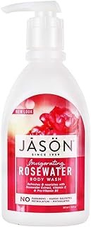 JASON Natural Invigorating Rosewater Body Wash, 30 Ounce