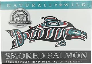 Alaska Smokehouse Smoked Salmon Fillet, 8-Ounce Gift Boxes (Pack of 2)