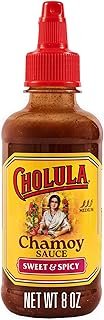 Cholula Chamoy Sauce, Sweet & Spicy, Tangy Drizzle Sauce with Arbol Chiles and Sweet Hibiscus, For Fruit, Cocktails, Desserts and More, 8 fl oz