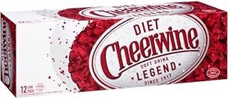 Cheerwine Diet Cherry Soda, 12 Ounce (48 Cans)