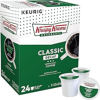 Krispy Kreme Doughnuts Decaf K-Cup Portion Pack for Keurig Brewers, 24 Count