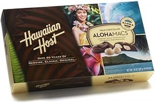 Hawaiian Host Milk Chocolate Macadamia Nuts 14 oz. Scenic Box