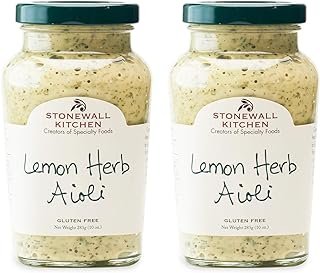 Stonewall Kitchen Lemon Herb Aioli, 10 Ounces (Pack of 2)