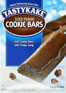 Tastykake: Iced Fudge Cookie Bars 3 Boxes