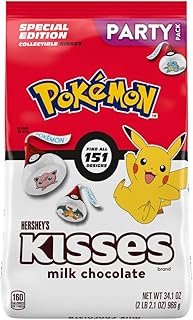 Hershey's Kisses Milk Chocolate - Pokemon Special Edition - Collect All 151 Designs - Fun For Everyone - Great For Sharing