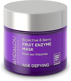 Andalou Naturals Bioactive 8 Berry Fruit Enzyme Mask, 1.7 Ounce