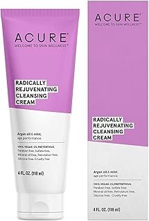 Acure Organics, Facial Cleansing Creme, Argan Oil + Mint, 4 fl oz (118 ml)