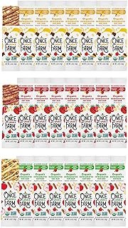 Once Upon a Farm Refrigerated Oat Bar | Apple Cinnamon, Banana Chocolate, Strawberry | No Added Sugar | Real Fruit and Veggie | Variety Pack of 24