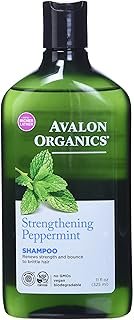 Avalon Organics Shampoo, Strengthening Peppermint, 11 Oz