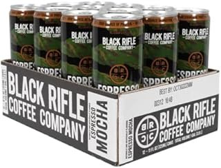 Black Rifle Coffee Company RTD (Espresso Mocha, 11 Fl Oz (Pack of 12))