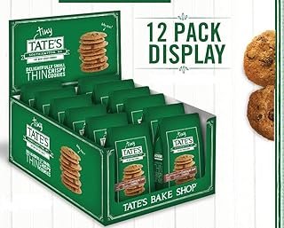 Tate's Bake Shop Tiny Tate's Bite Size Chocolate Chip Cookies 1oz Bags (Each bag contains 12 bite size cookies) (Pack of 24)
