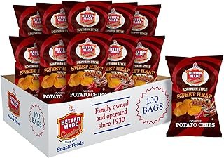 Better Made Special Sweet Heat BBQ Flavor Potato Chips 1oz - 100 Bags