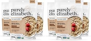 purely elizabeth Superfood Oats, Original, Amaranth, Quinoa Flakes, Flax Seeds, Chia Seeds,Gluten-Free, Non-GMO, 10oz (3 Ct.) (Pack of 2)