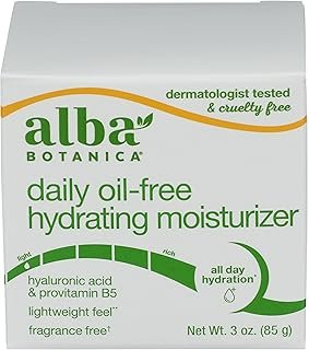 Alba Botanica Moisturizer Aloe Green Tea Oil Free, 3 Ounce