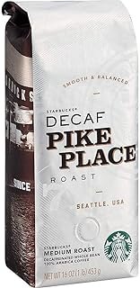 Starbucks Pike Place Decaf Whole Bean Coffee