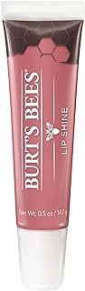 Burt's Bees Lip Care, Moisturizing Lip Shine for Women, 100% Natural, Blush, 0.5 Oz