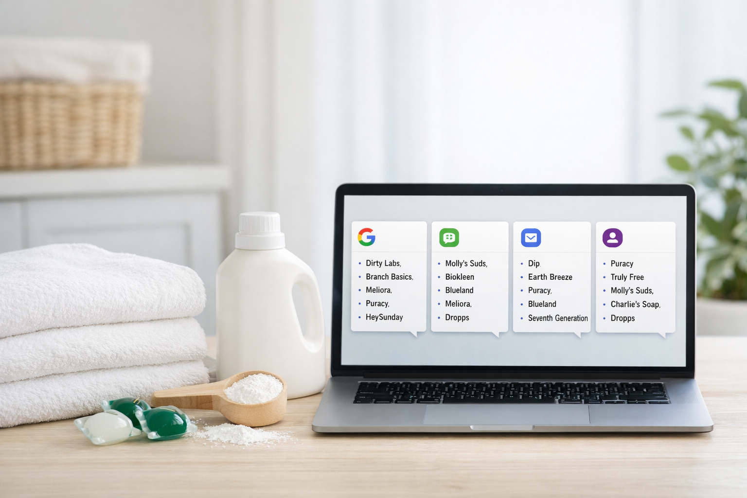 Which Non-Toxic Laundry Detergent Brands Do AI Platforms Recommend Most Often?