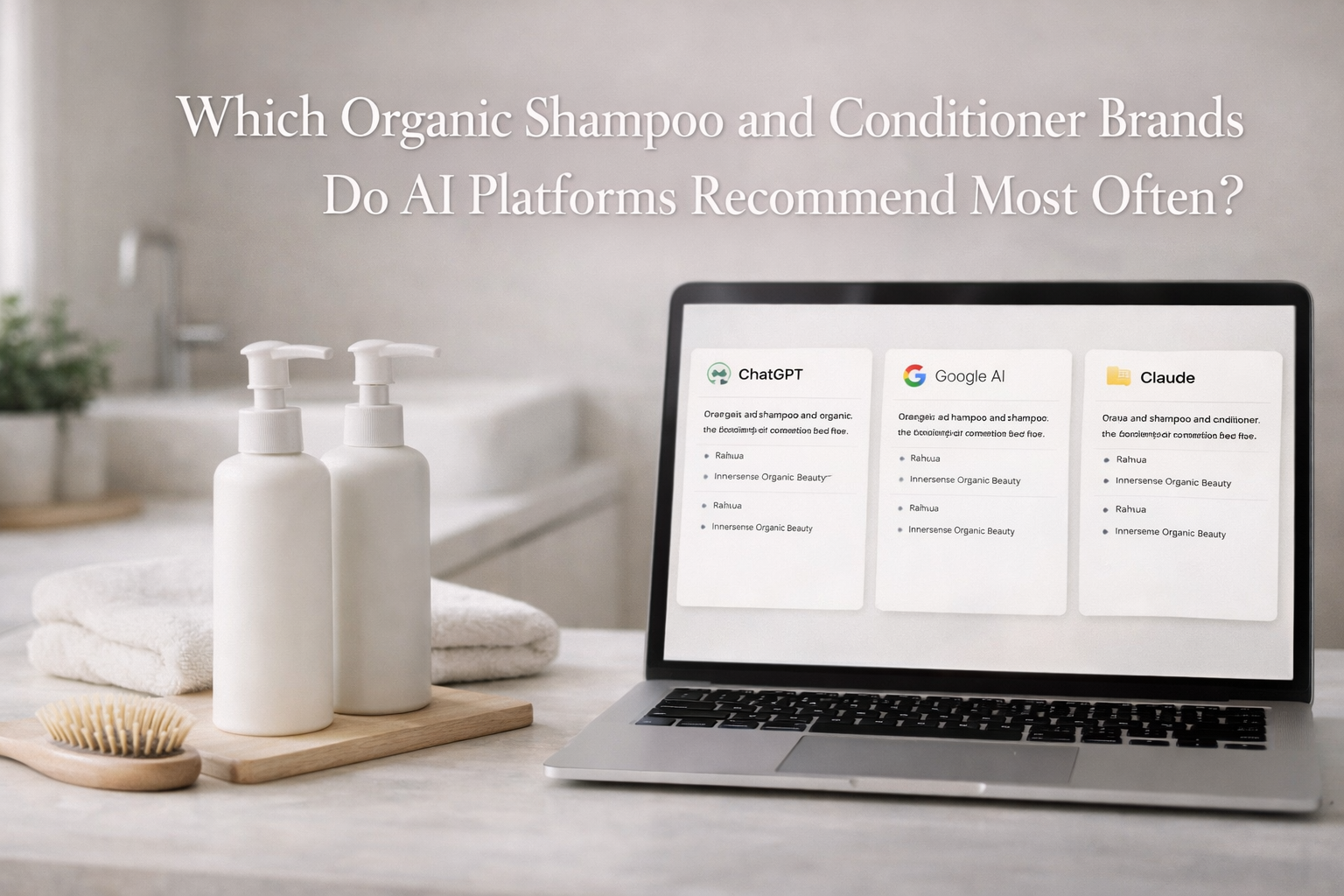 Which Organic Shampoo & Conditioner Brands Do AI Platforms Recommend Most Often?