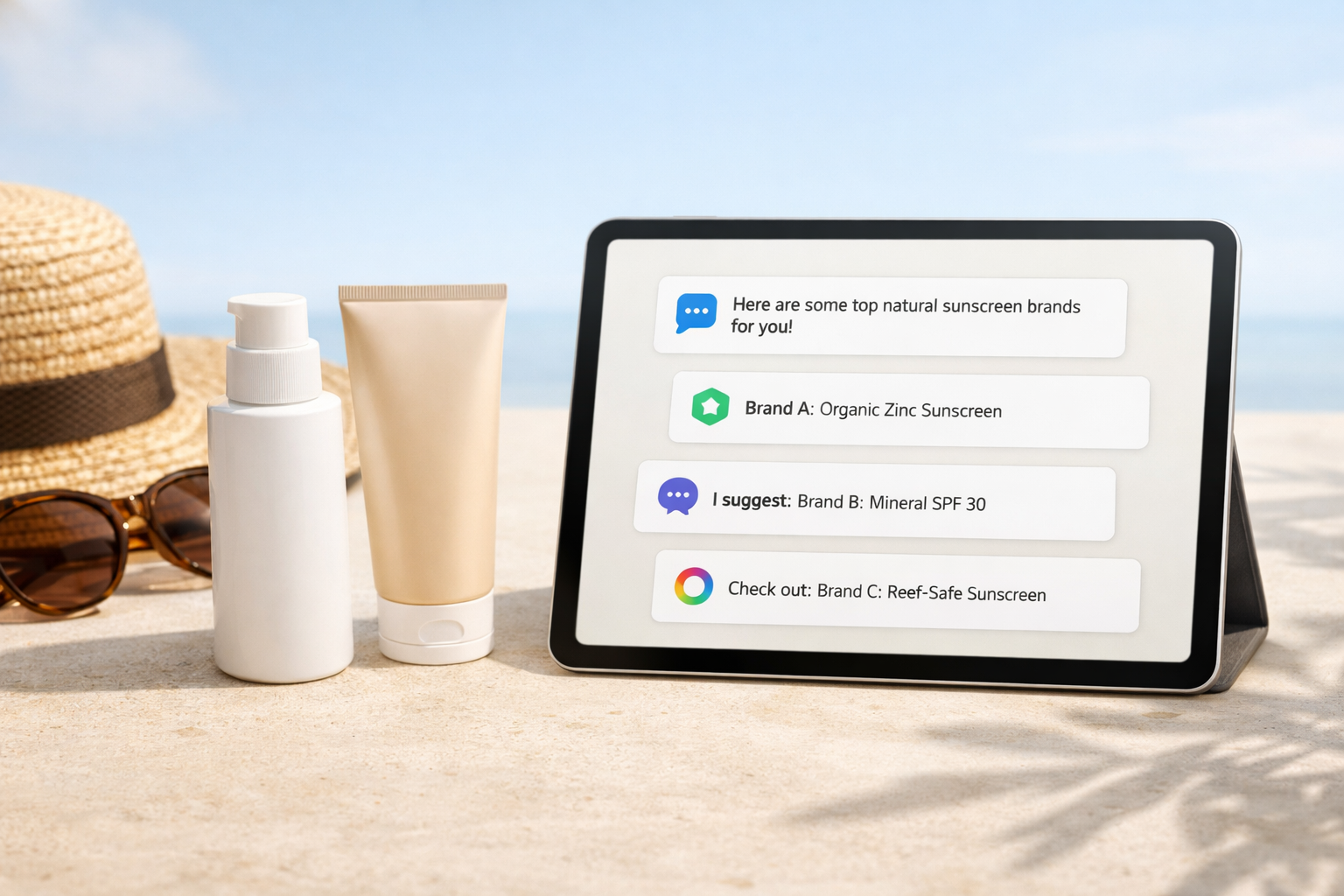 Which Natural Sunscreen Brands Do AI Platforms Recommend Most Often?