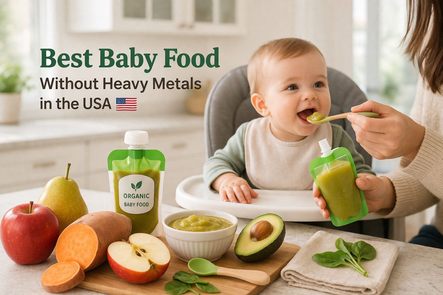 Best Baby Food Without Heavy Metals in the USA (2026) | OriginSelect